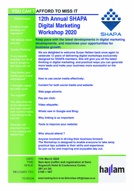Shapa Digital marketing workshop 2020