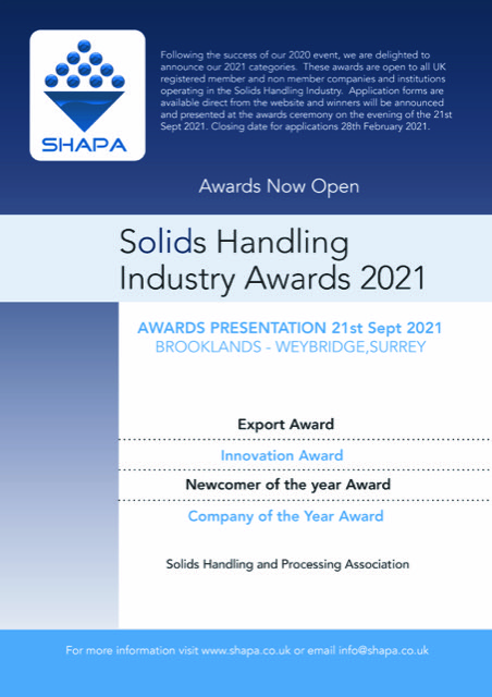 Solids handling awards 2021 